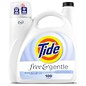 Tide Free & Gentle Liquid Laundry Detergent, 100 Loads, 132 fl oz, Tide Laundry Detergent, Clean Laundry Detergent