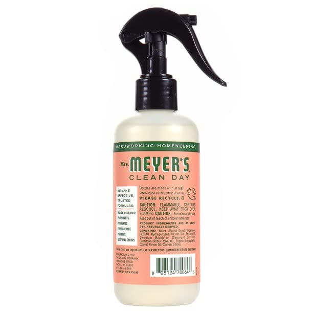 Mrs. Meyer's Geranium Room Freshener 8 Fl oz (Pack of 1)
