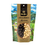 Cafe Britt® Chocolates - Dark Chocolate-covered Gourmet Nuts (4 Pack) (Almonds, Cashews, Macadamias, Hazelnuts) (5 oz each) Gourmet Dark Chocolate