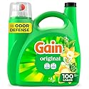 Gain Liquid Laundry Detergent, Freshness, Odor Defense, High Efficiency Washing Machine Liquid Laundry Soap, Original Scent, 154 fl oz, 100 Loads