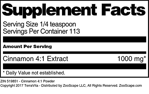 Cinnamon 4:1 Powder (4 oz, ZIN: 519851) - 3 Pack