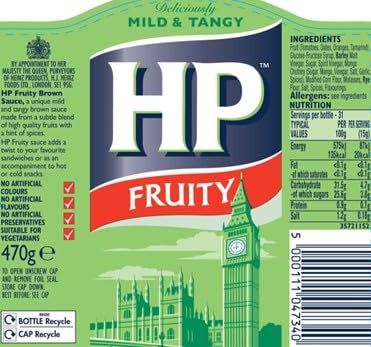 HP Fruity Sauce 1lb