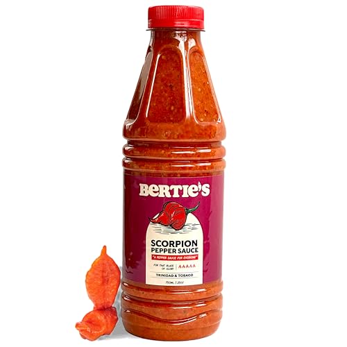 Bertie's Trinidad Scorpion Pepper Sauce (26Oz./750ml)