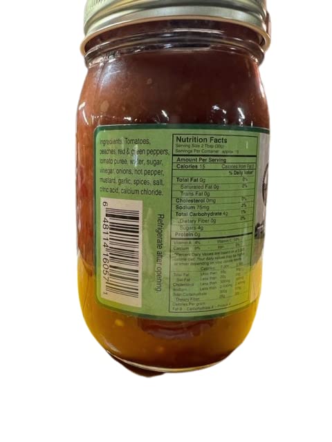 Spring Valley Farms Hot Peach Salsa