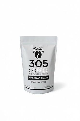 305 Coffee, Miami Blend, Premium Ground Coffee (10 oz, American)