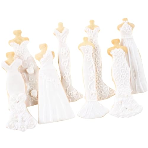 ½ Dz. Wedding Gown Cookies! The moment she takes his breath away…. Bridal Shower, Wedding, Engagement Party Favors or Gift!