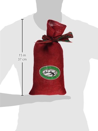 Fiddyment Farms 2 Lbs Sea Salted Pistachios in Red Burlap Bag