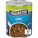 Progresso Lentil Soup, Vegetable Classics Canned Soup, Gluten Free, 19 oz