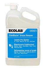 Ecolab StainBlaster Grease Remover Laundry Pre-Spotter- 5 Quarts