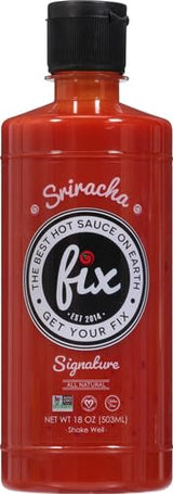 Fix Hot Sauce, Sriracha Sauce - Sriracha Chili Sauce, Organic Red Chili Peppers, Spicy & Bold Flavor, Non-GMO, Gourmet, Sriracha Sauce Hot, Great in