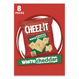 Cheez-It Crackers, 1.5oz Single-Serving Snack Bags, White Cheddar, 8/Box