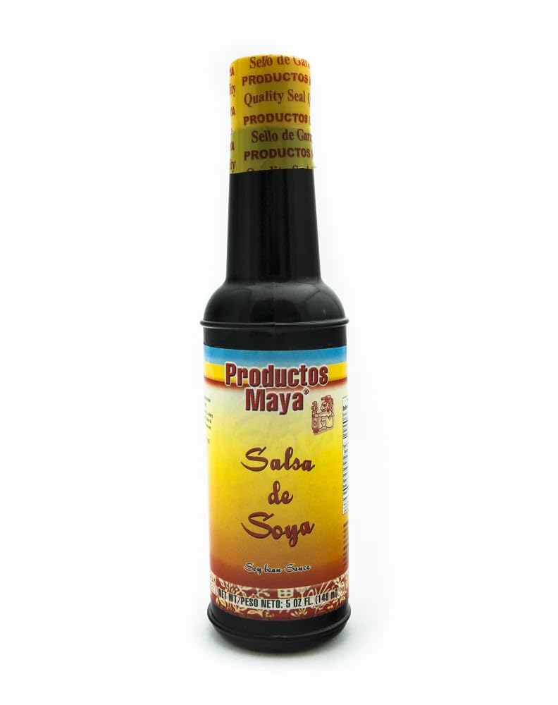 Salsa de Soya (Soy Sauce) Productos Maya, 5 fl oz