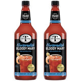 Mr & Mrs T Horseradish Bloody Mary Mix, 1L Bottle, - Premium Cocktail Mixer for Bloody Marys, Ready to Use