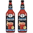 Mr & Mrs T Horseradish Bloody Mary Mix, 1L Bottle, - Premium Cocktail Mixer for Bloody Marys, Ready to Use