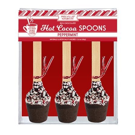 Melville Candy Hot Chocolate Makers - Individually Wrapped Delicious Hot Cocoa Makers - Made in the USA for Stocking Stuffers, Christmas Gifts