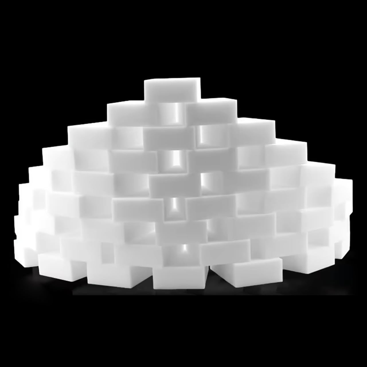 100 Pack Magic Cleaning Eraser Sponges, Multi-Purpose White Melamine Foam Blocks