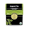 Organic Mugwort Tea, 18 Bleach-Free Tea Bags - Organic Tea Improves Digestion, and Acts as an Emotional Relaxant, No GMOs