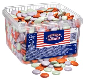 American Lenses - Colorful Milk Chocolate Candy Buttons (Crispy Shell) 8oz - 1/2 lbs - 227g