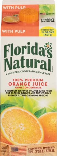 Florida's Natural, Orange Juice Some Pulp, 52 Fl Oz