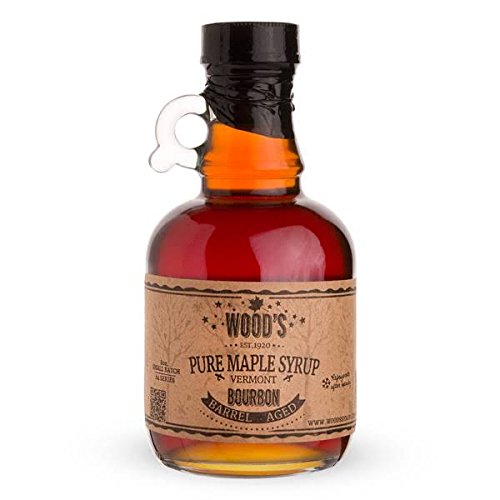 Set of Four Pure Vermont Maple Syrup - Bourbon, Rum, Ghost Pepper and Smoked - in Glass Jugs