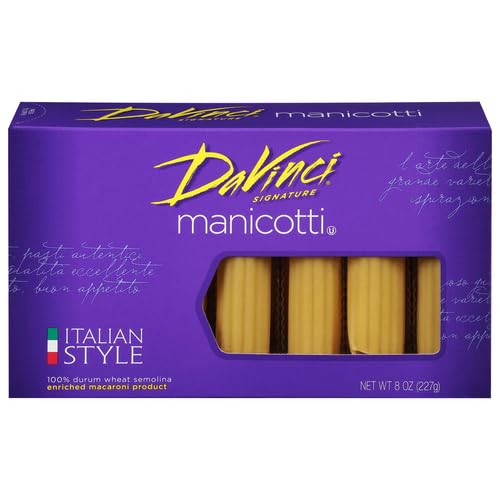 Davinci Cannelloni-Manicotti Pasta, 8 oz