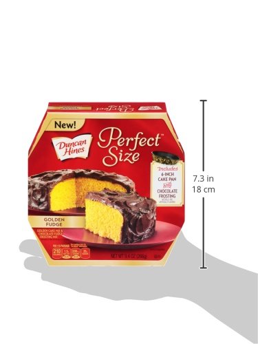 Duncan Hines Perfect Size Mix, Golden Fudge, 9.4 Ounce (Pack of 2)