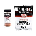 Heath Riles BBQ Honey Chipotle Rub Combo with Refill Bag (1 Rub, 1 Refill Bag), Competition Winning Products from Pitmaster Heath Riles