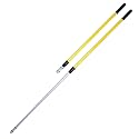 Rubbermaid Commercial Products HYGEN Quick-Connect Adjustable Extension Handle/Pole, Lightweight Cleaning Tool for Floors/Walls/Ceilings/Windows