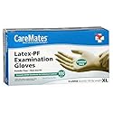 CareMates - Latex-PF Examination Gloves - No Powder - Box of 100 - X-Large