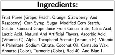 Sour Jacks Wildberry Soft and Chewy Mouth Puckering Candy, 5 Ounce -- 12 per case.