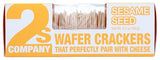 2's Company Sesame Wafer Cracker for Cheese, 3.5 Oz