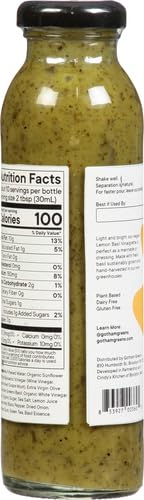 Gotham Greens Lemon Basil Vinaigrette, 10 fl oz