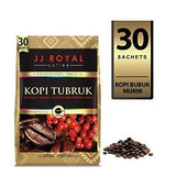 JJ Royal Coffee Kopi Tubruk - Pure Black (Microground Coffee)(30s x 5.5g) 165g - A smooth and mellow coffee without any additives or preservatives