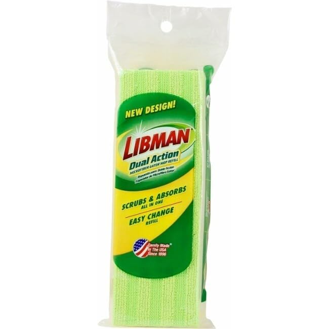 Libman 03025 Microfiber Gator Mop Refill