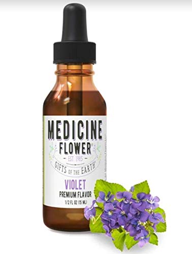 Flavor Extract Natural Violet Culinary Use By Medicine Flower - 1 Ounce