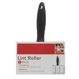 Home Basics Extra Sticky Lint Roller with 60 Sheets & 2 Bonus Refills by Home Basics Pet Hair & Lint Remover for Clothes, Furniture, and Car Easy Peel