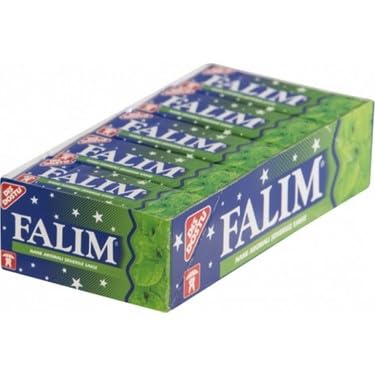 Mint gum Film,Falim Sugarless Plain Gum Individually Wrapped, Mint Flavor, 100 Piece 140 gram 5 oz ???? ????? ?? ?????,????? ?????