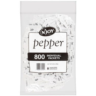N'Joy Pepper (2.82 Ounce, 800 Count) (6 Pack)