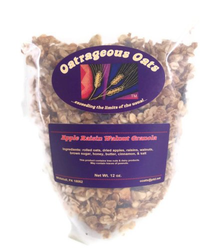 Oatrageous Oats Apple Raisin Walnut Granola, 12 Oz. Bag