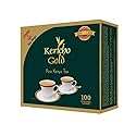 Kericho gold Kenyan Tea (Black Tea, 100 String and Tag Tea Bags, 7.05oz)