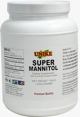 Unike Nutra Mannitol Powder - Mannitol Sweetener, Sugar Substitute, Mannitol Supplement, Natural & Gluten Free, 4g per Servings, Premium Mannitol