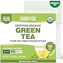 HANDPICK, Organic Green Tea Bags - 100 Eco-Friendly Tea Bags | USDA Organic | Resealable Pack for Freshness | Delicate & Flavory | Direct From India