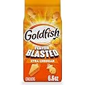 Goldfish Flavor Blasted Xtra Cheddar Cheese Crackers, Baked Snack Crackers, 6.6 oz Bag