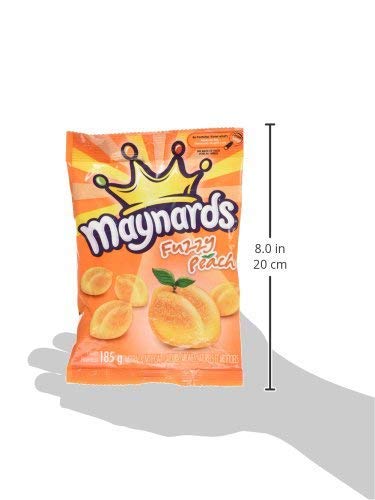 Maynards Fuzzy Peach 185g/6.5oz, 9-Pack {Imported from Canada}