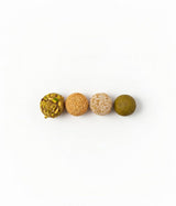 OMNIYA Delicacy Golden Dates - Luxury Date Dessert Treats, 27 Pieces w/Pistachio, Lotus, Sesame & Almond - Gourmet Mediterranean Gift Box