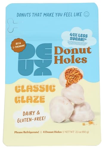 Deux, Donut Holes Classic Glazed, 2.1 Ounce