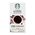 Starbucks VIA Instant Coffee, Decaf Italian Roast, 7 Count