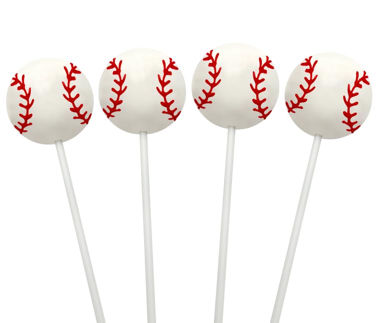 Baseball Candy Lollipops - Bulk Individually Wrapped Suckers - Great for Baseball Party Favors - Baseball Goodie Bags - Softball Team Treats - Fan
