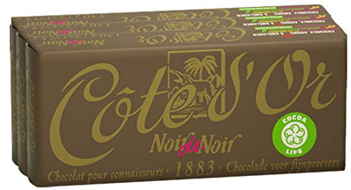 Cote D'or Noir De Noir 1883 Dark Chocolate (150g) 5.3oz Bar (Pack of 3)