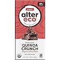 Alter Eco | Chocolate Bars | Pure Dark Cocoa, Fair Trade, Organic, Non-GMO, Gluten Free (12-Pack Dark Quinoa Crunch)